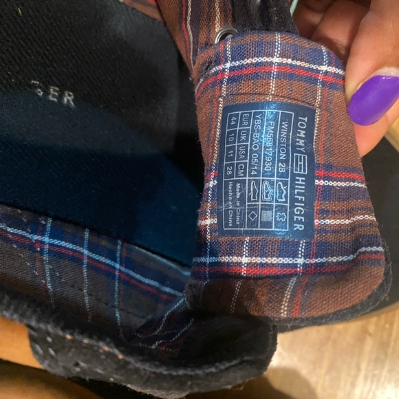 Tommy Hilfiger Black and brown men shoes, size 11 - Picture 6 of 6